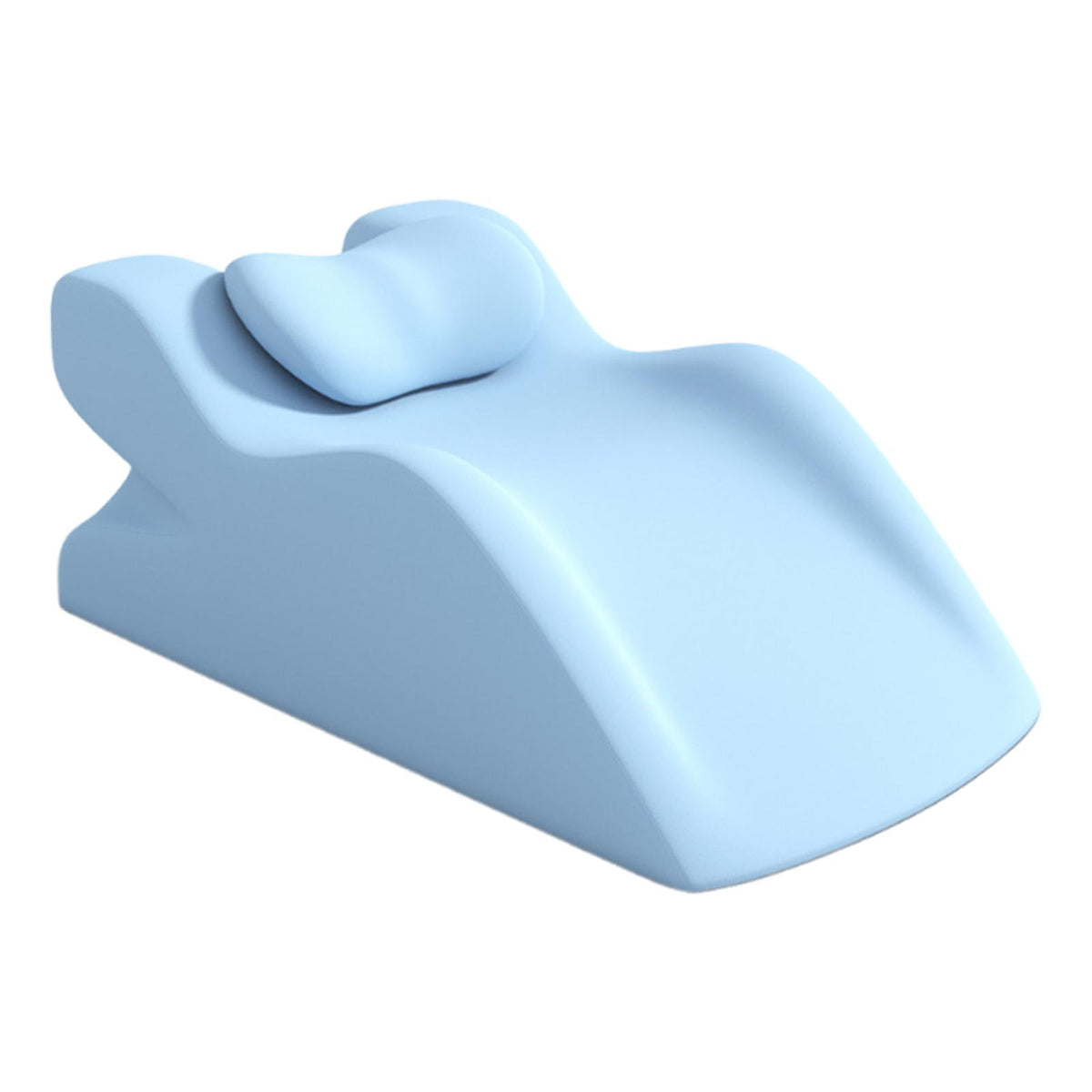 Maxbell Face Down Pillow Multipurpose Support Pillow for Watching Movies Office Home Blue