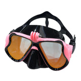 Adult Scuba Diving Mask with Camera Mount Glasses for Underwater Free Diving H