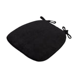 Maxbell Corduroy Chair Cushion Anti Skid Seat Cushion for Kitchen Bedroom Home Decor Black