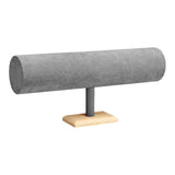 Maxbell Flannel Headband Stand Stylish for Tabletop Home Organization Dressing Table Grey