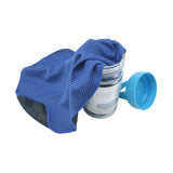 Maxbell Breathable Cooling Towel Ice Cold Towel Sweat Towel for Walking Sport Worker Blue