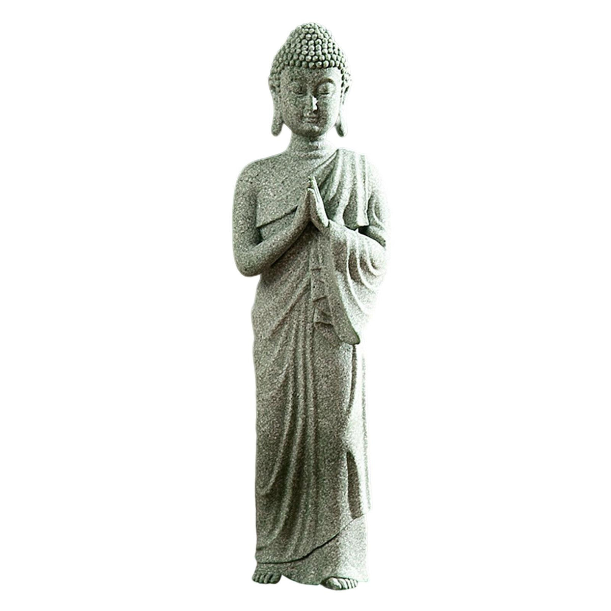 Maxbell Maxbell Buddha Statue Meditating Figurines Home Collectible Sculpture Hands Together