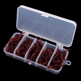 Maxbell 150pcs Earthworm Worm Lure, Smell Red Maggot Bait, Soft Plastic Fishing Lures - Aladdin Shoppers