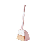 Mini Broom and Dustpan Set for Kids Holiday Gifts for Kindergarten Preschool rabbit