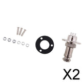 Maxbell 2xNew Brand Waterproof 16mm 4 Pole Deck Plug / Connector / Outlet GX16-4P