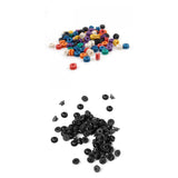 Maxbell 2x 100Pcs Assorted RUBBER Tattoo Armature Bar Nipples Supplies Grommets