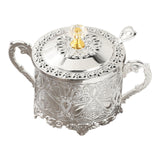 Maxbell Candy Jar Novelty Dispenser Chocolate Container for Kitchen Dinner Household Silver