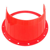 Maxbell 4x 1 Pair Waterproof Car Audio 6.5'' Dia Speaker Spacers Extender Rings Red