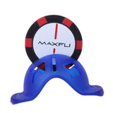 Maxbell Blue Golf Ball Line Marker Template w/ Ball Marker