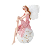 Maxbell European Angel Princess Figurine Girl Statue for Living Room Entryway Office Style A