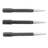 Center Punch, 3Pcs/Set Heavy Duty Centre Punch Steel Metal Spring Loaded Marking Hole Tool - Aladdin Shoppers