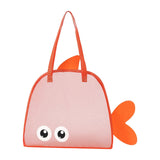 Maxbell Shower Tote Bag Sturdy Summer Beach Travel Bag for Summer Essentials College Orange