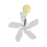 Maxbell Air Conditioner Deflector Women Wind Guide Fan for Office Study Room Library Yellow 1pcs