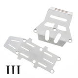Maxbell 1:10 Scale Stainless Skid Plates Protection for RC Toy DIY Accessories