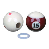 Maxbell Billiards Training Aid Skill Improvement Acrylic with Hole Portable Que Ball Chinese Hole 16mm A