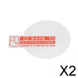 Maxbell 2xUniversal Smart Watch Tempered Glass Screen Protector Film 30mm Dia