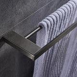 Maxbell Bathroom Double Square Towel Rail Rack Holder 60 cm / 23.62 inches Hanger - Aladdin Shoppers