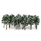 Maxbell 40x 1/150 N Scale Model Trees Train Layout Winter Snow Scenery Landscape Trees