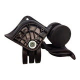 Maxbell 2x Travel Suitcase Wheels Trolley Casters Black Durable Travel Luggage Wheel