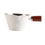 Maxbell Stainless Steel Espresso Cup 0.1 L with Marking 7.7x4.7cm Coffee Pouring Cup White