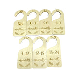 Maxbell 7Pcs Baby Closet Dividers Hanger Dividers Infant Wardrobe Divider for Gifts