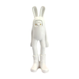 Maxbell Resin Animal Statue Cute Desktop Decor Ornament for Hotel Spring Living Room BUNNY