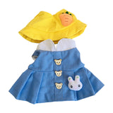 Maxbell Plush Doll Dress with Hat Clothing Soft DIY Doll Clothes for 14.96inch Dolls