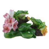 Maxbell Artificial Lotus Leaf Frog Water Floating Ornament Pond Decoration B