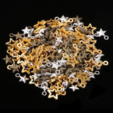 Maxbell 150x Retro Alloy Star Charms Pendant For Crafting Jewelry Making Accessories - Aladdin Shoppers