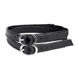Maxbell 5xShoe Strap Holder with Buckle Shoelace Accessories Anti Loose for Women Lady matt black