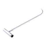 Maxbell Manhole Hook Tool with T Shape Handle Rolling Lifting Butcher Pull Hook L