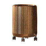 Maxbell Trash Can Large Capacity with Wheels Kitchen Dust Bin for Home Office Toilet 12L 23cmx34cm