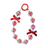 Maxbell Phone Charm Phone Keychains Purse Backpack Accessory for Birthday Gift Woman red