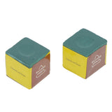 Maxbell 2 Pieces Cubes Pool Cue Tip Table Chalk Snooker Billiard Accessories Green - Aladdin Shoppers