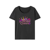 Maxbell Maxbell T Shirt for Women Summer Simple Crew Neck Tee for Traveling Backpacking Work XL Grey