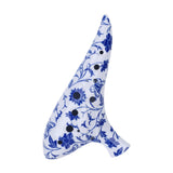 Maxbell 12 Hole Ocarina Practical Elegant Resin Accessory Crafts Instrument Gift for Blue