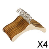 Maxbell 4x10pcs Wooden Clothes Hanger for 1/4  BJD Dolls