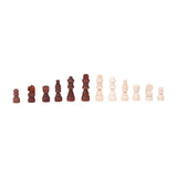 Maxbell 32Pcs Wooden Chess Pieces Beginners Chess Figures for Tournament Home Office S