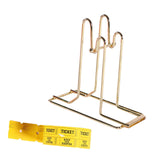 Maxbell Raffle Ticket Dispenser for Single Roll Tickets Trade Shows Charity Auctions Yellow Luxury Holder
