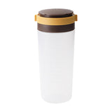 Maxbell Condiment Shaker Reusable Powder Sugar Shaker for Party Pepper Powder Picnic brown yellow