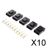 Maxbell 10x5 Pieces Auto Car Boat Truck Blade ATC Fuse Holder Seat Cover Terminals