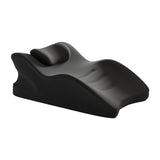 Maxbell Wedge Pillow Versatile Cushion Soft Face Down Pillow for Back Abdomen Office Black