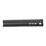 Maxbell Safety Cutting Ruler Metal Crafting Ruler for DIY Art Projects Paper 210mm
