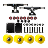 Maxbell Maxbell Solid Skateboard Truck 5'' Wheel Wrench Repairing tools Spacer yellow