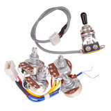 Maxbell Guitar Circuit Wiring Kit Tone Volume Control A500K B500K Pots Switch For LP - Aladdin Shoppers
