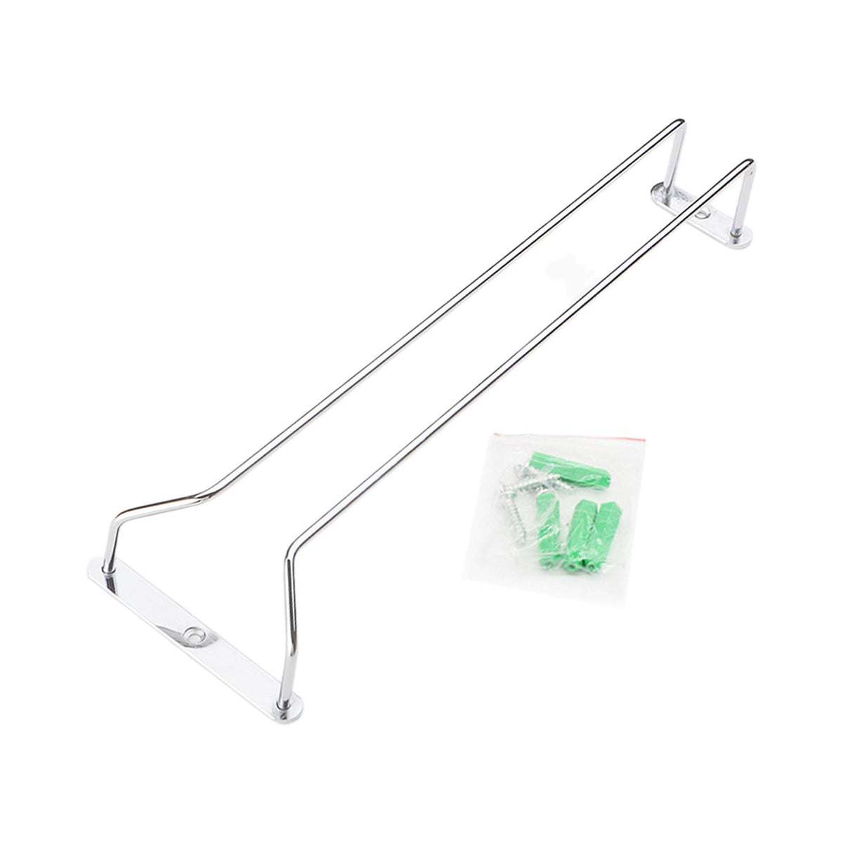 Maxbell Maxbell Wall Mounted Wine Glass Rack Sturdy Cup Holder for Coffee Shop Hotel Kitchen A