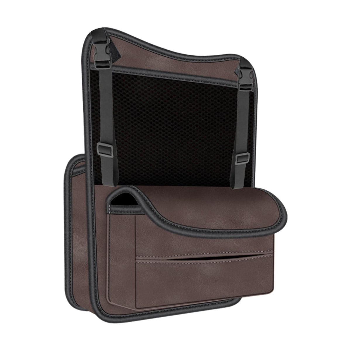 Maxbell Maxbell Car Backseat Organizer Tissue Box for Phone Other Items Stowing Tidying Brown