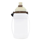 Maxbell Leakproof Sports Water Bottle Foldable Water Bottle for Outdoor Sports Beach White