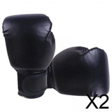 Maxbell 2xKids Adults Boxing Gloves PU Leather Muay Thai Sparring Kickboxing Gloves