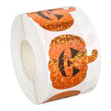 Maxbell 500 Pieces Halloween Pumpkin Stickers Decals for Scrapbook Party Card Making CH27